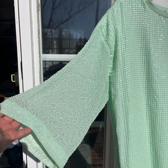 Anthropologie Let Me Be Sequin Shift Mini Dress NWT - Picture 7 of 15